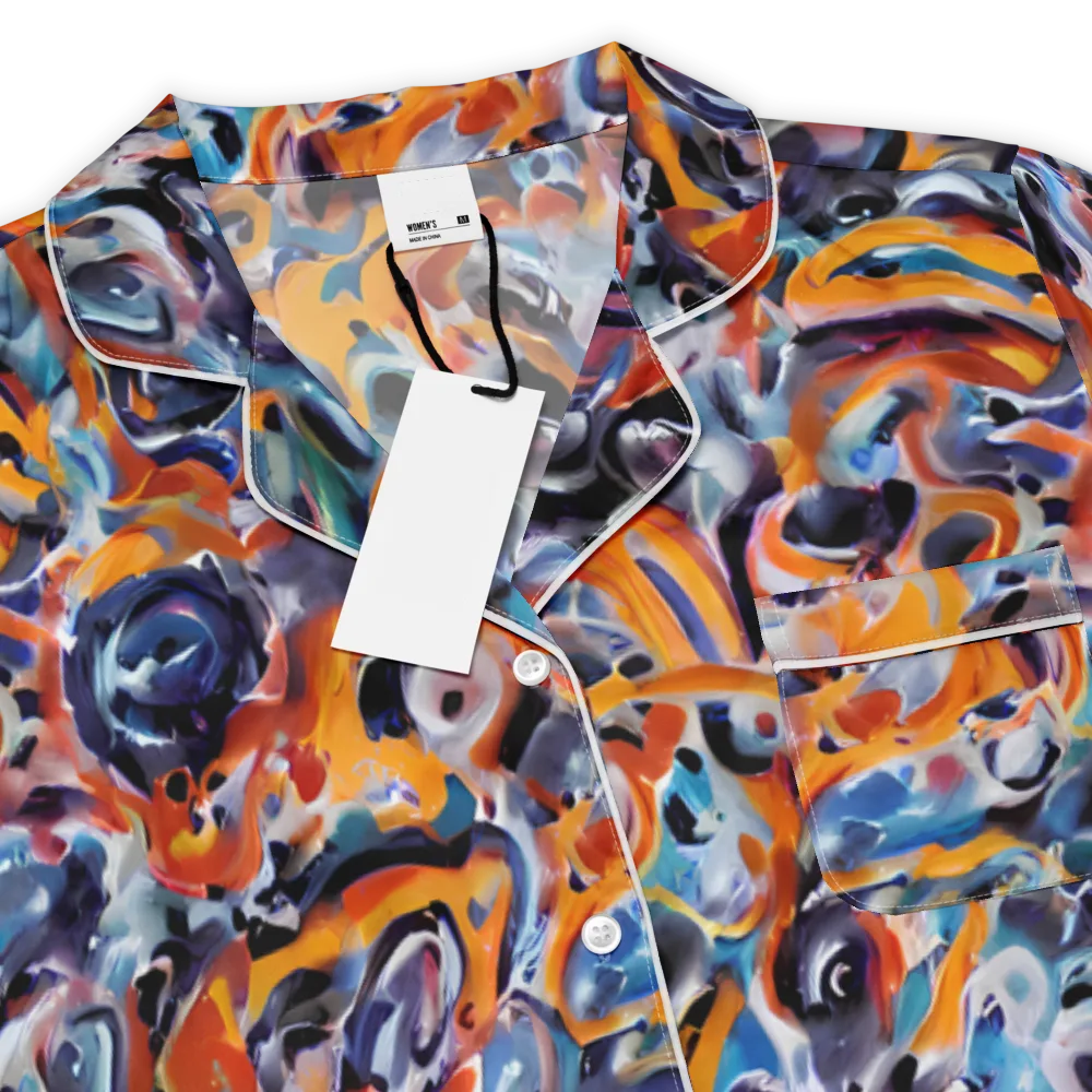 Molten Arcade on Women's Short Sleeve Pajama Top — Product details