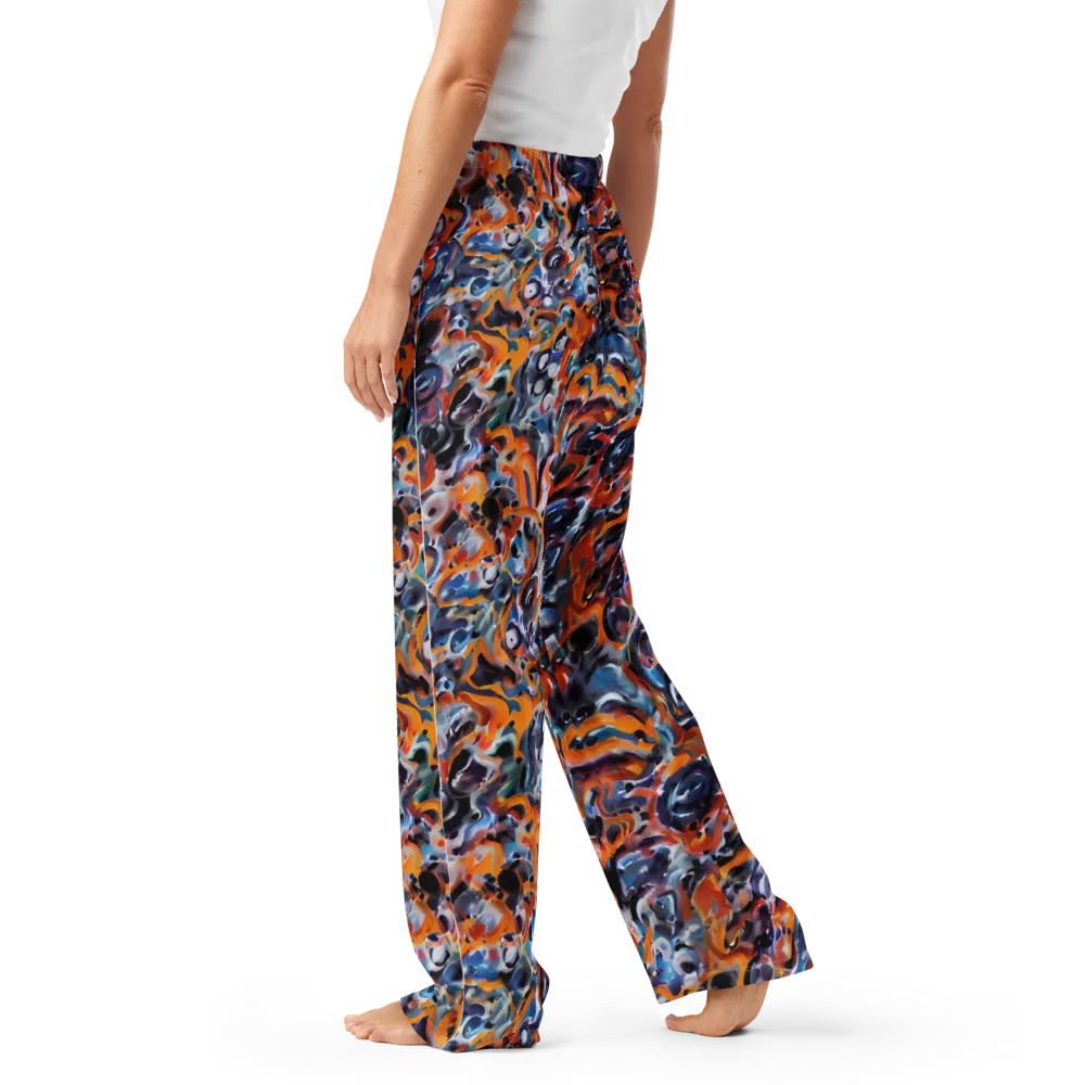 Molten Arcade on Women's Pajama Pants — Left