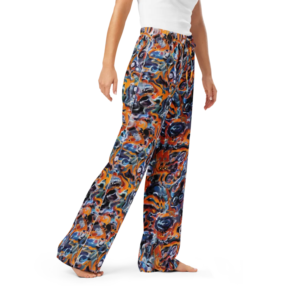 Molten Arcade on Women's Pajama Pants — Right Front