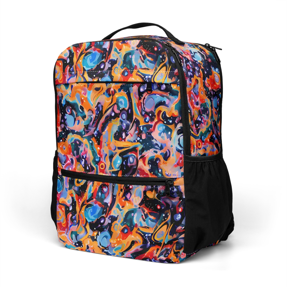 Molten Voltage on Utility Backpack — Left Front