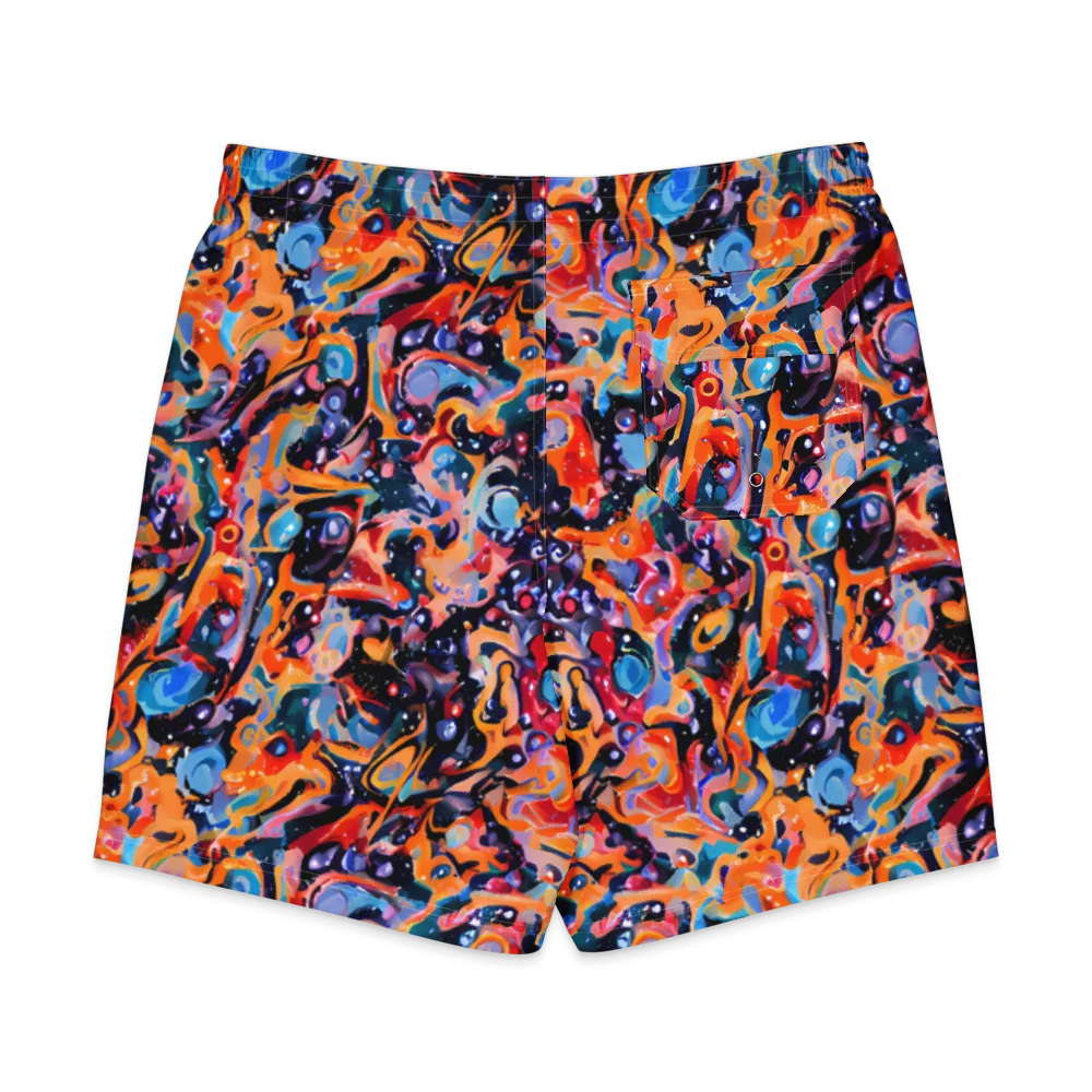 Molten Voltage on Men's Board Shorts — Back