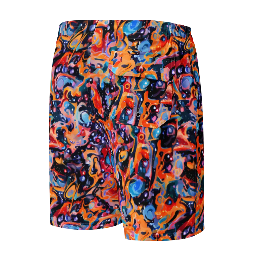 Molten Voltage on Men's Board Shorts — Back