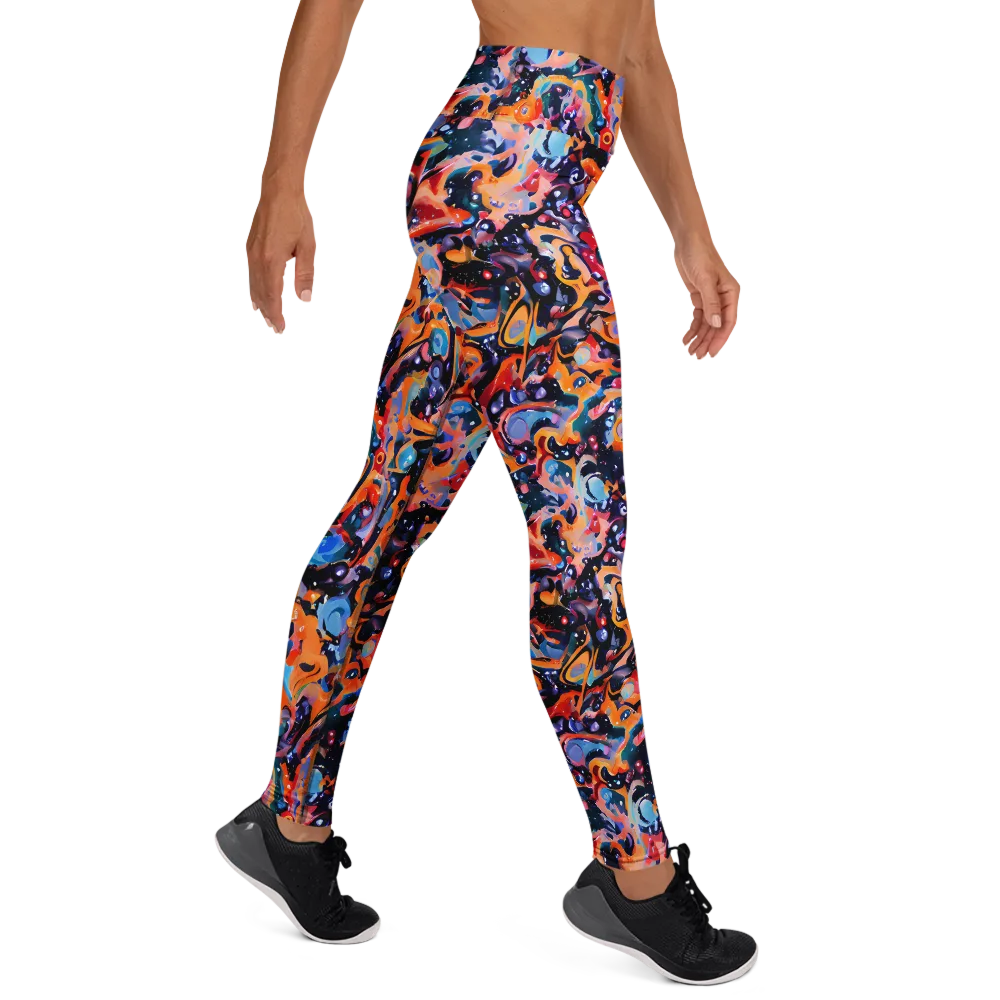 Molten Voltage on Yoga Leggings — Right