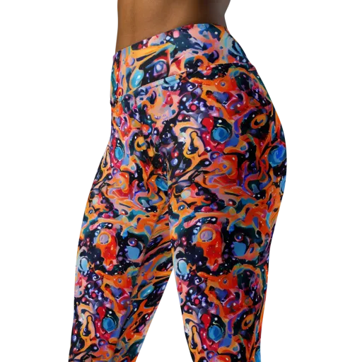 Molten Voltage on a Yoga Leggings
