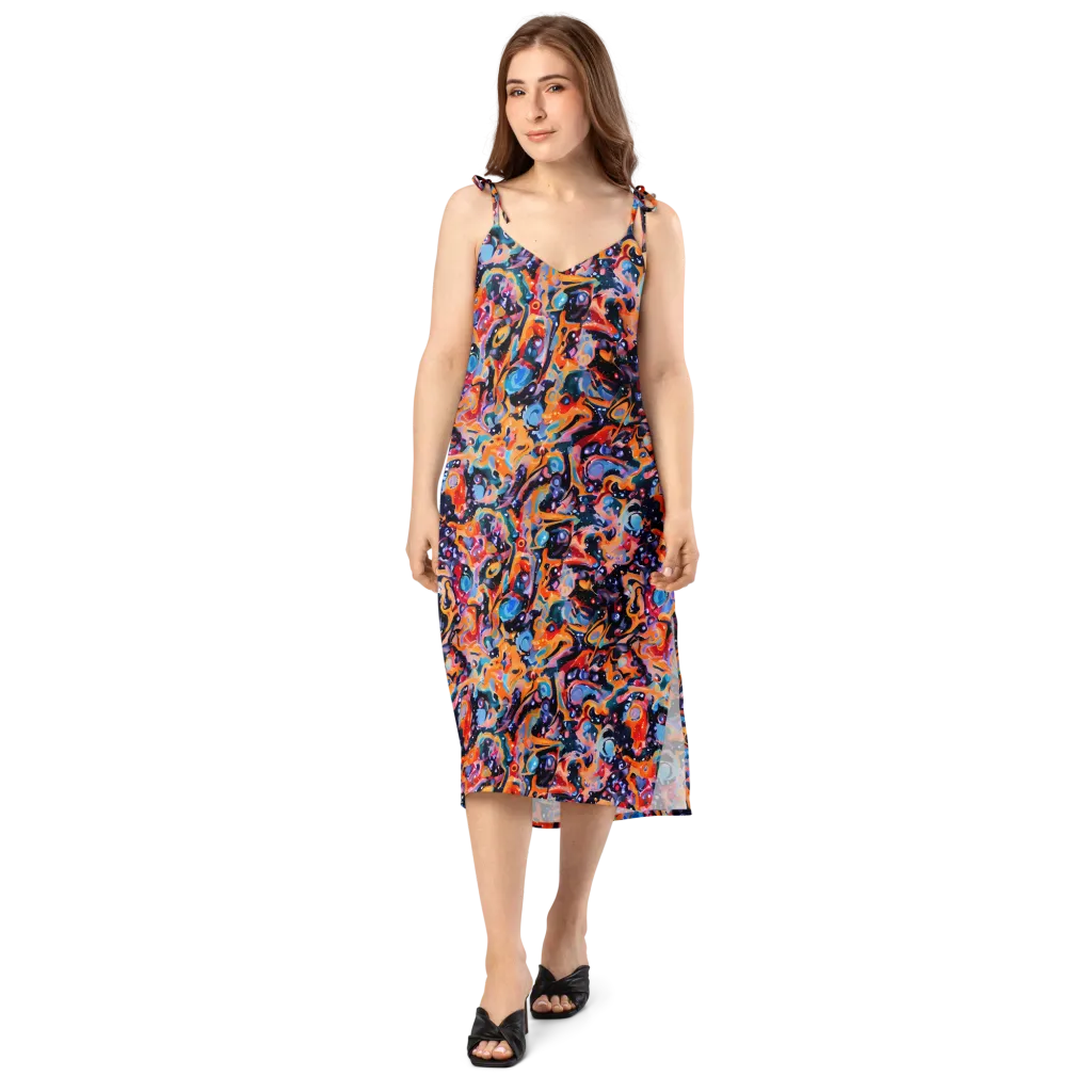 Molten Voltage on Slip Dress — Front