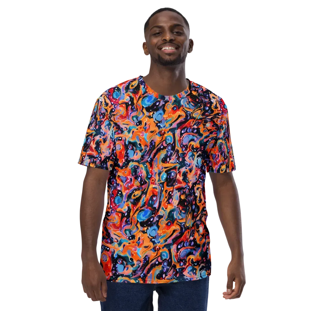 Molten Voltage on Men's Crew Neck T-Shirt — Front