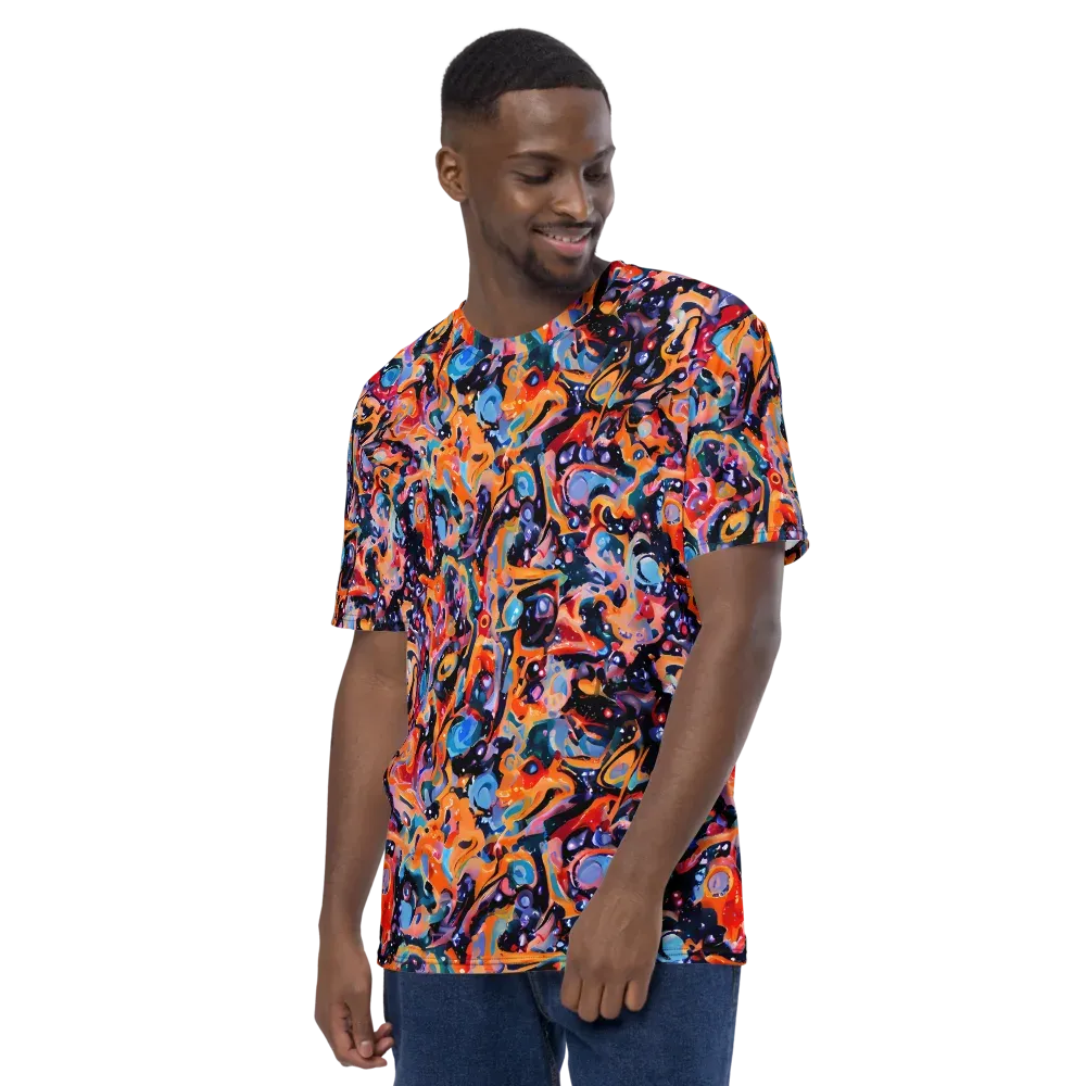 Molten Voltage on Men's Crew Neck T-Shirt — Left