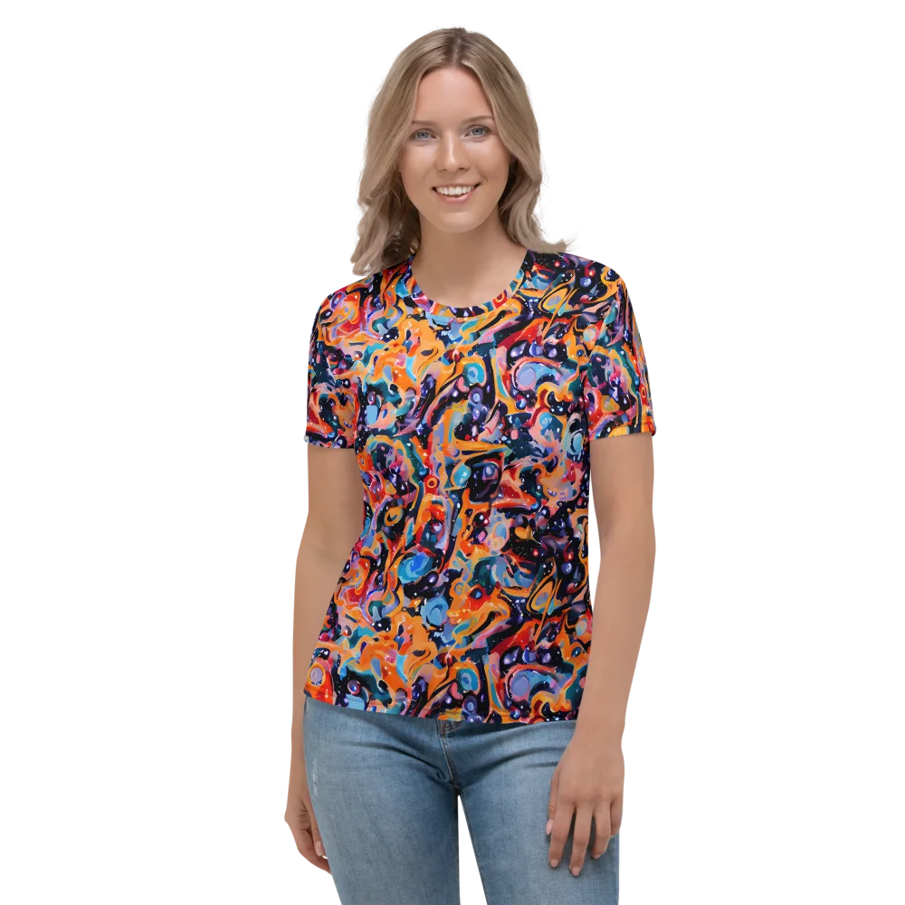 Molten Voltage on Women's Crew Neck T-Shirt — Front