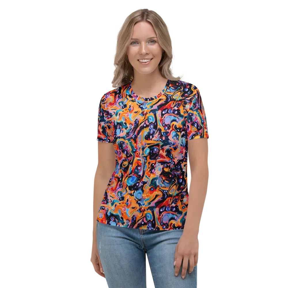 Molten Voltage on Women's Crew Neck T-Shirt — Front