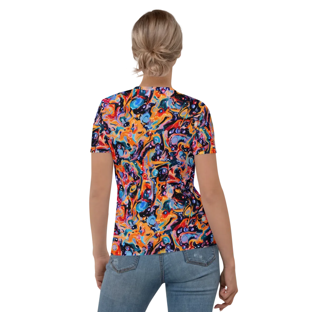 Molten Voltage on Women's Crew Neck T-Shirt — Back