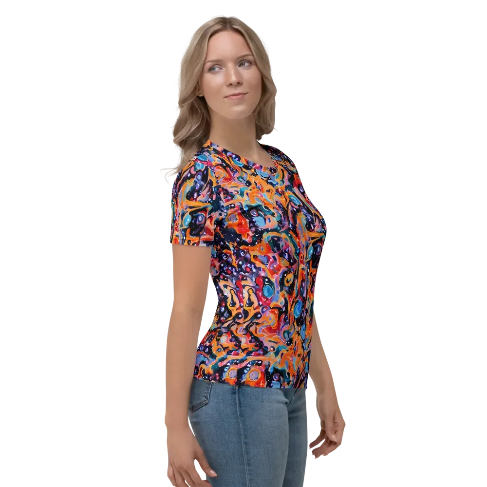 Molten Voltage on Women's Crew Neck T-Shirt — Right