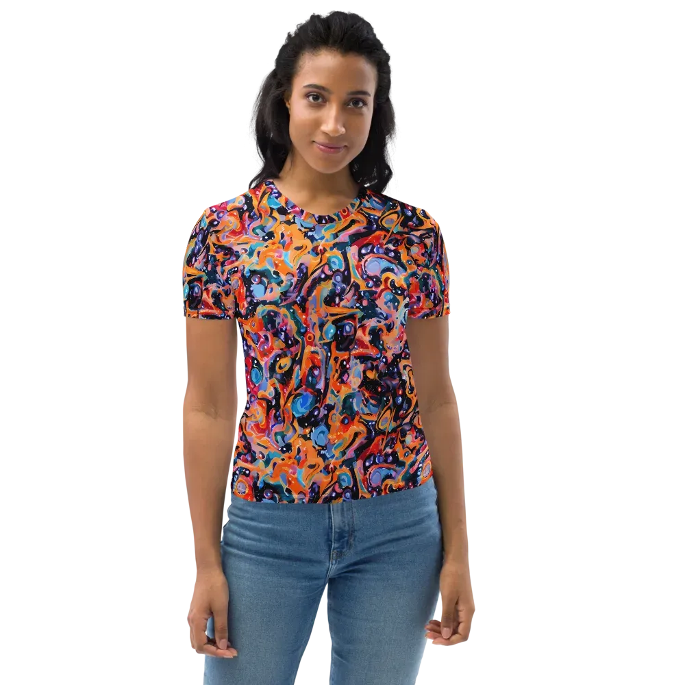 Molten Voltage on Women's Crew Neck T-Shirt — Front
