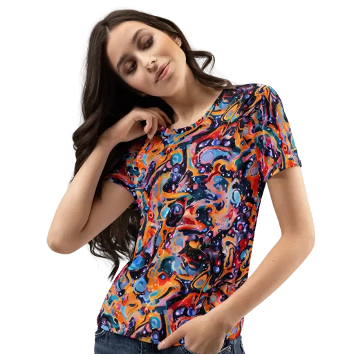 Molten Voltage on a Women's Crew Neck T-Shirt