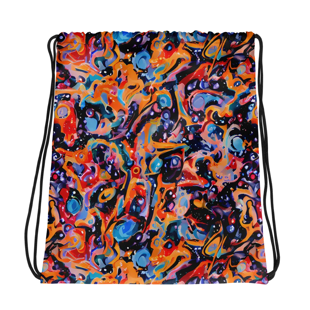 Molten Voltage on Drawstring Bag — Photo