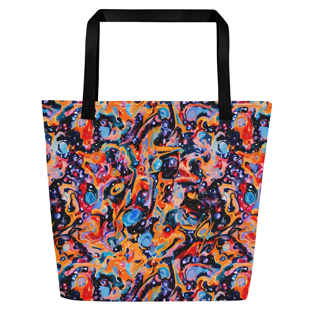 Molten Voltage on Large Tote Bag W/ Pocket — Front