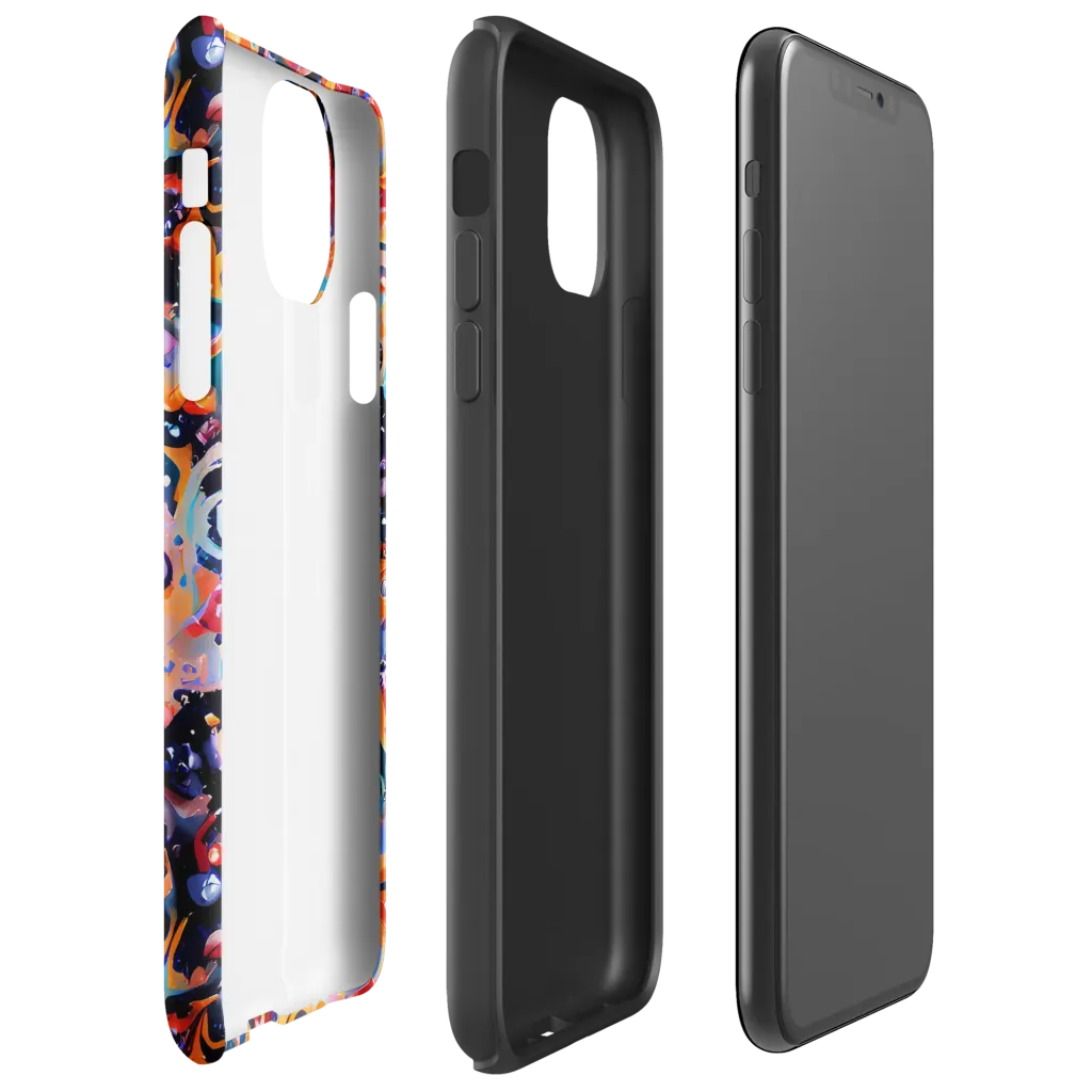 Molten Voltage on Tough Case for iPhone® — Right