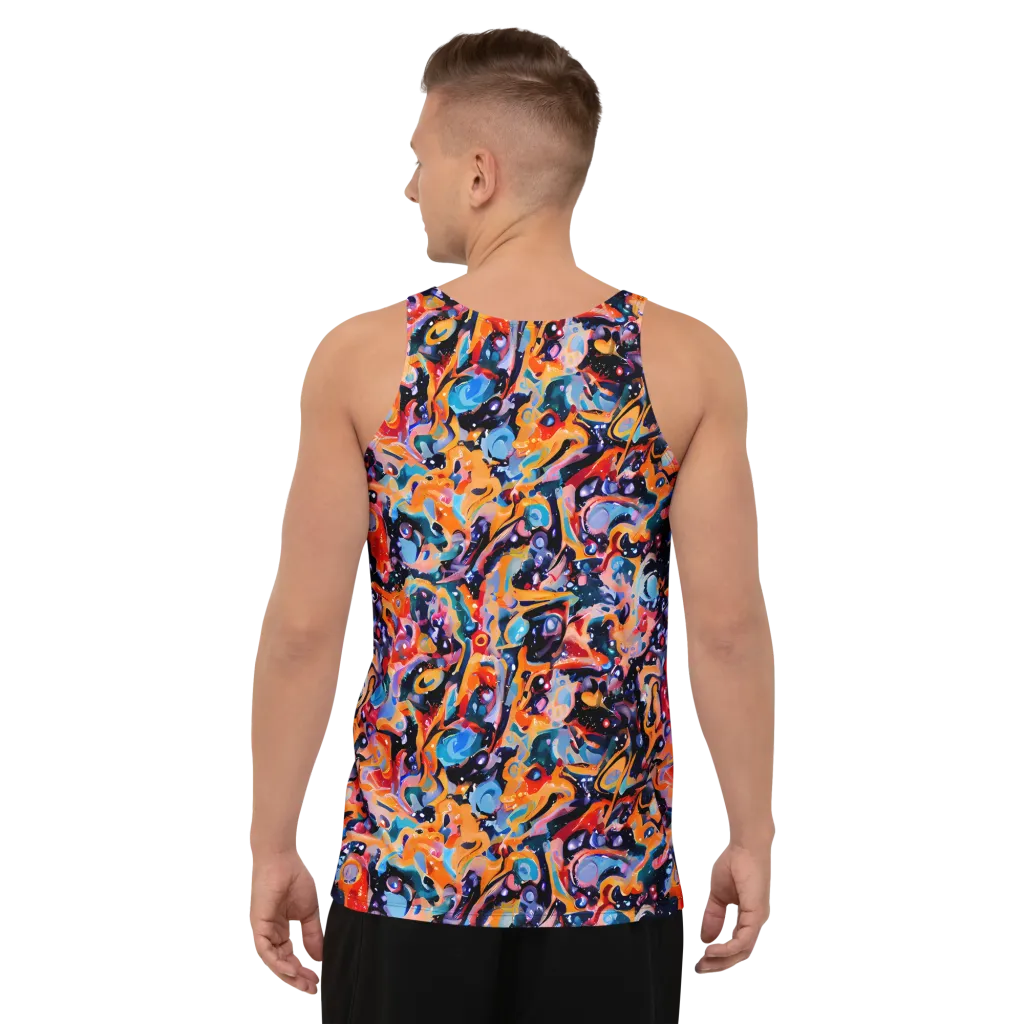 Molten Voltage on Men's Tank Top — Back