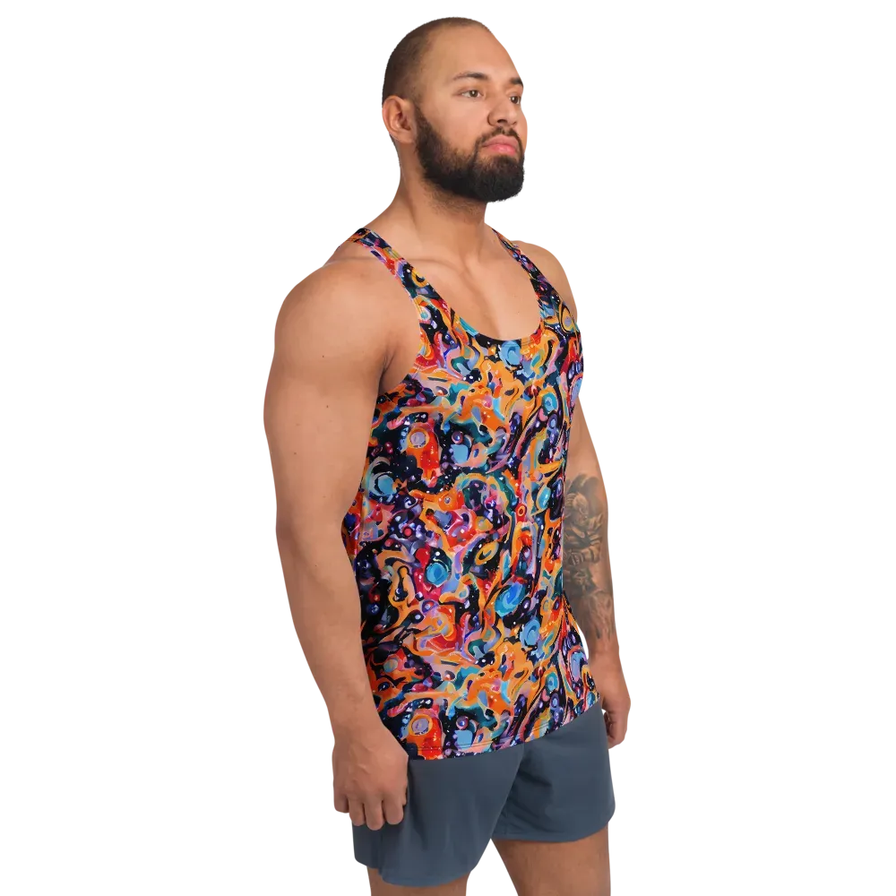 Molten Voltage on Men's Tank Top — Right Front