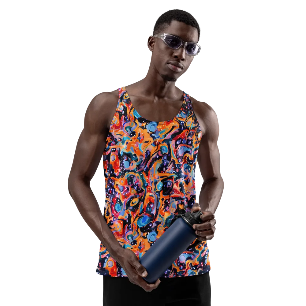 Molten Voltage on Men's Tank Top — Front