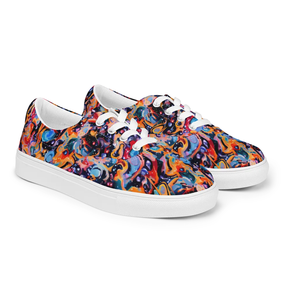 Molten Voltage on Men's Lace-Up Canvas Shoes — Right Front
