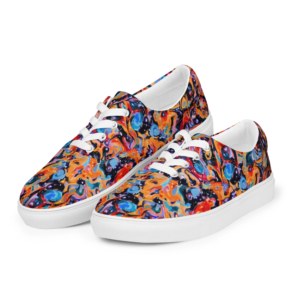 Molten Voltage on Men's Lace-Up Canvas Shoes — Left Front