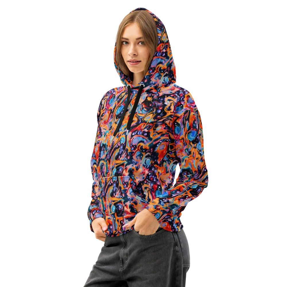 Molten Voltage on Cotton Hoodie — Left Front