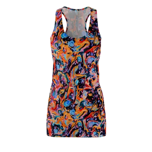 Molten Voltage on a Racerback Dress