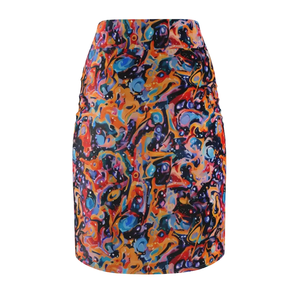 Molten Voltage on Pencil Skirt — Back