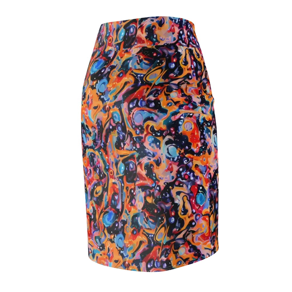 Molten Voltage on Pencil Skirt — Back Side
