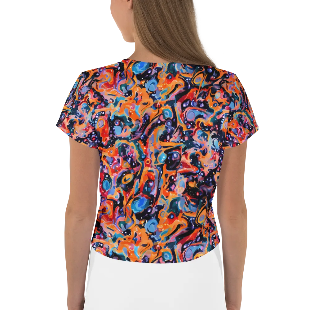 Molten Voltage on Crop Tee — Back