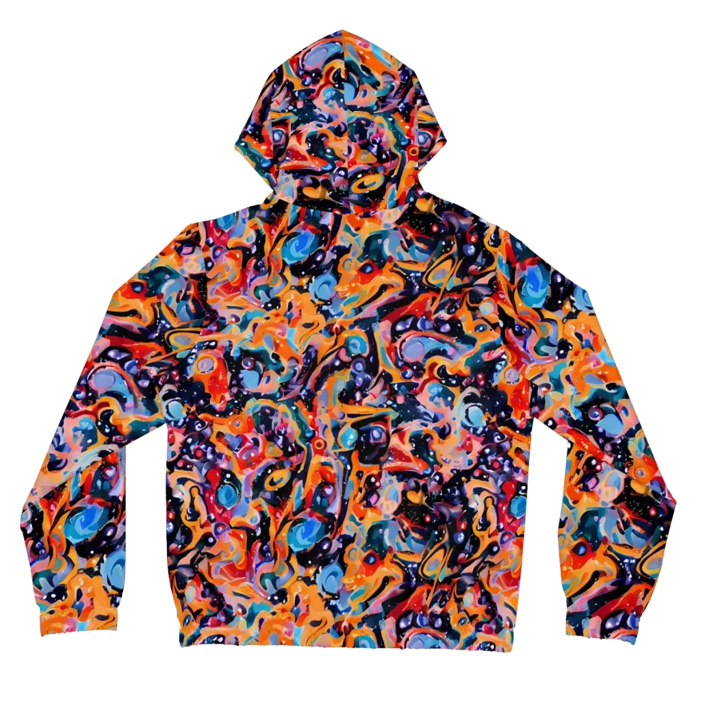 Molten Voltage on Women's Full-Zip Hoodie — Back
