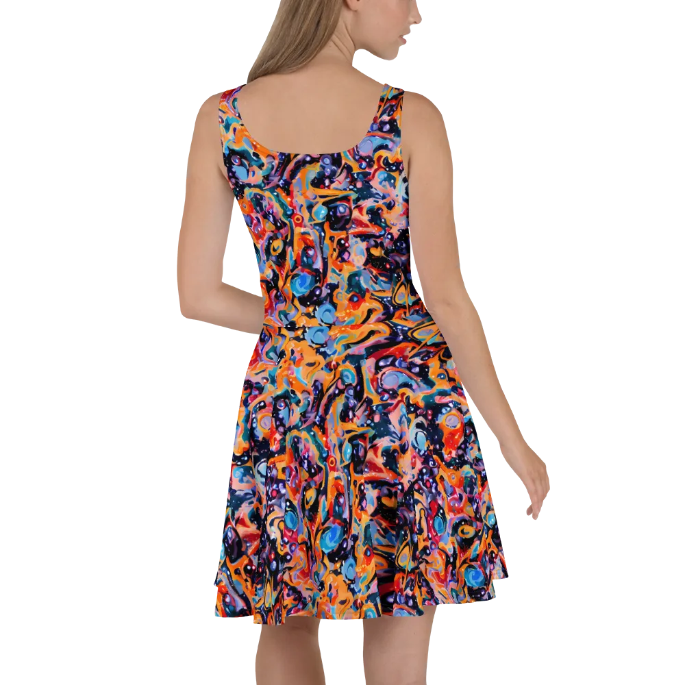 Molten Voltage on Skater Dress — Back