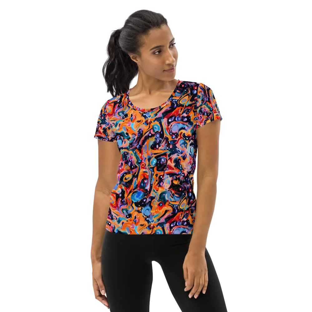 Molten Voltage on Women's Athletic T-Shirt — Front