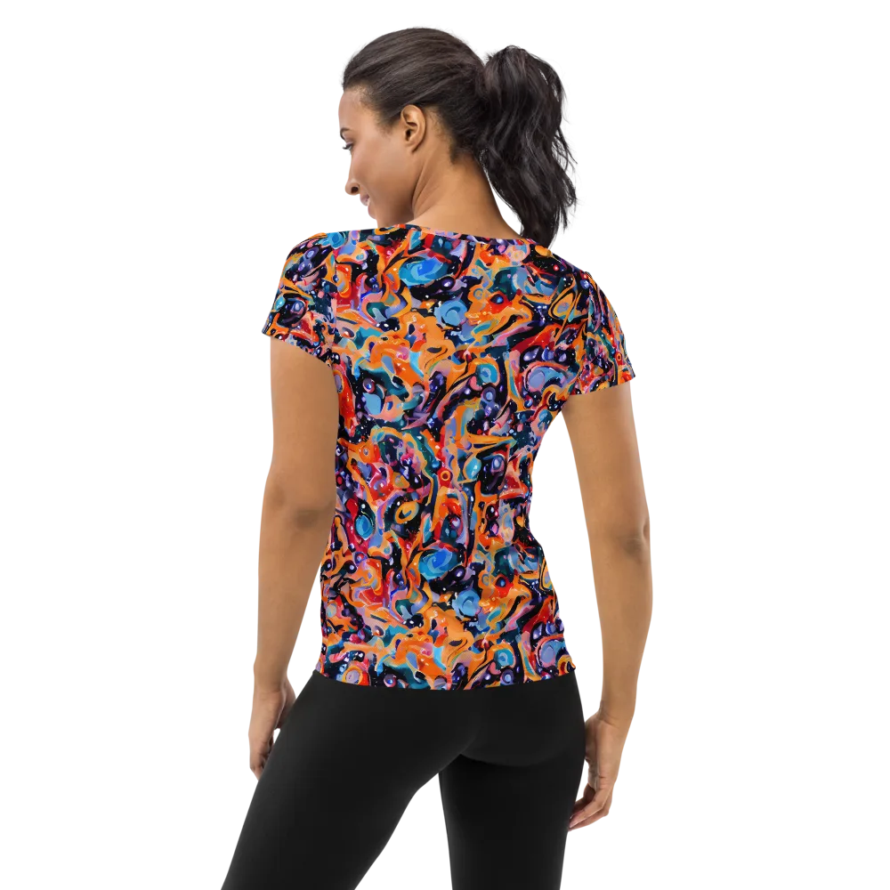 Molten Voltage on Women's Athletic T-Shirt — Back