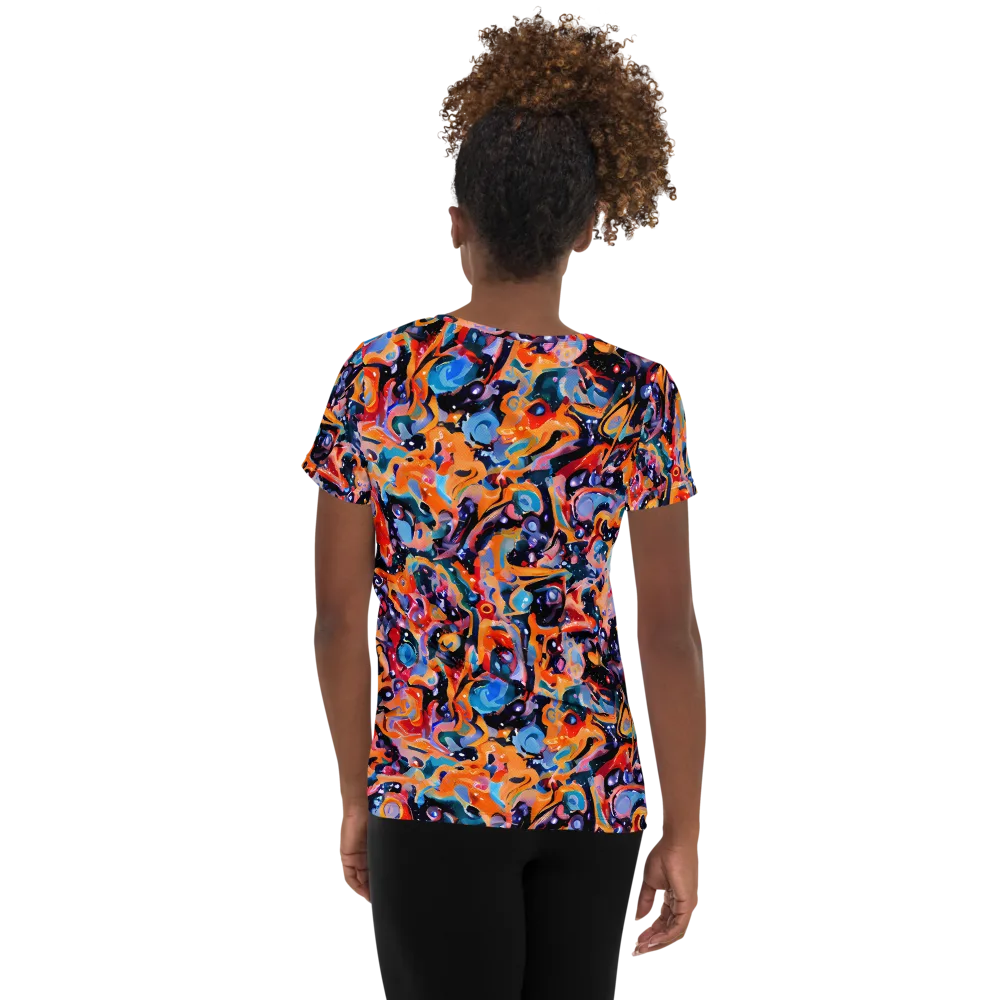 Molten Voltage on Women's Athletic T-Shirt — Back