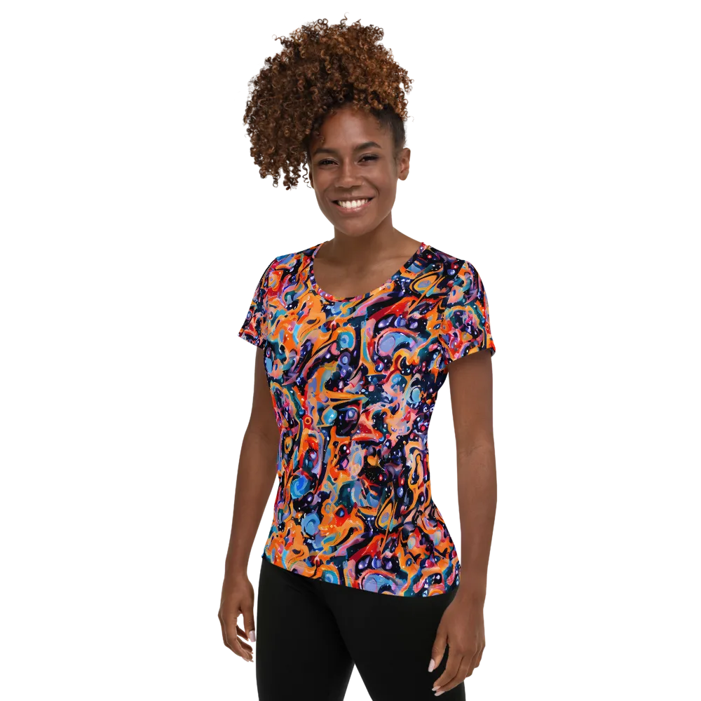 Molten Voltage on Women's Athletic T-Shirt — Left
