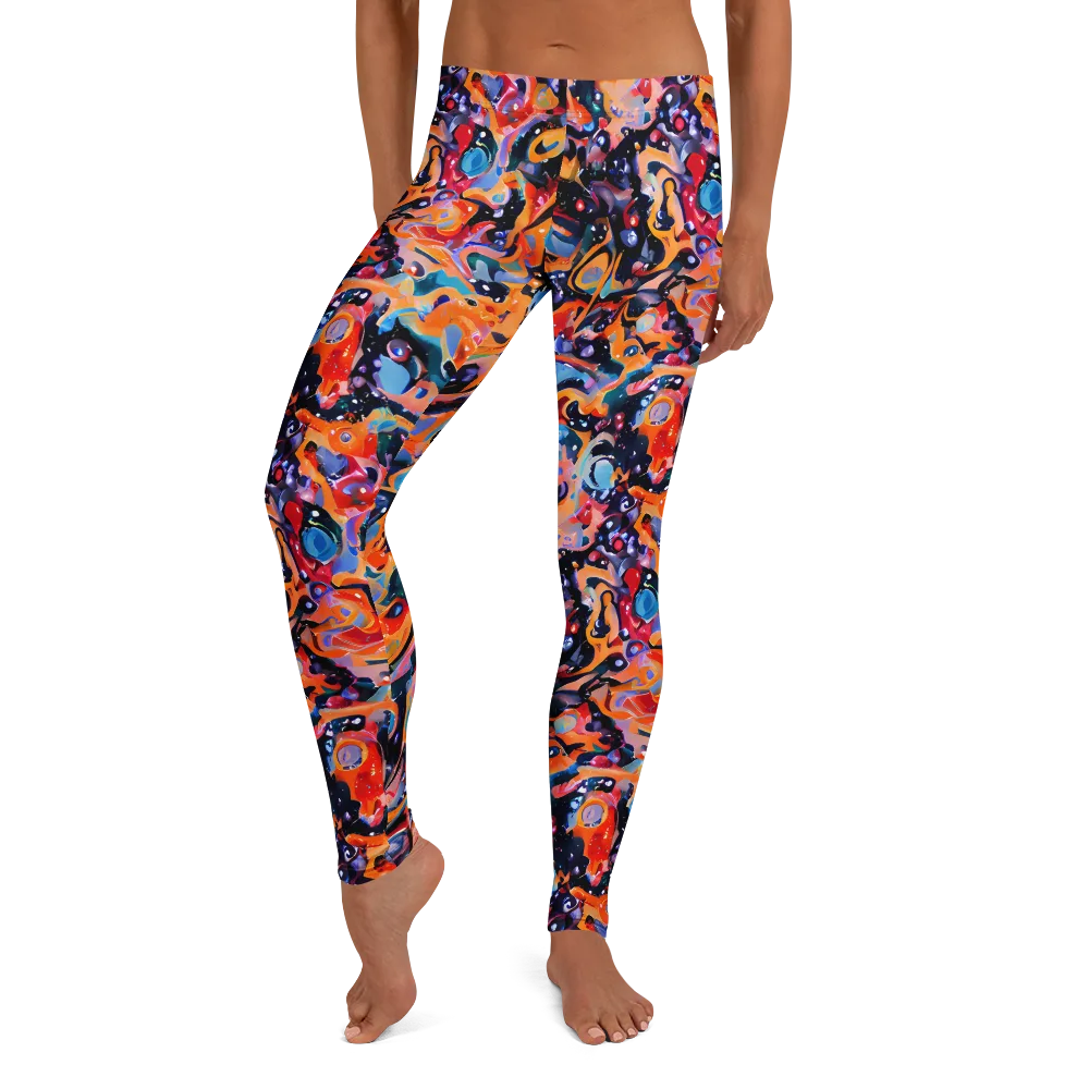 Molten Voltage on Leggings — Front