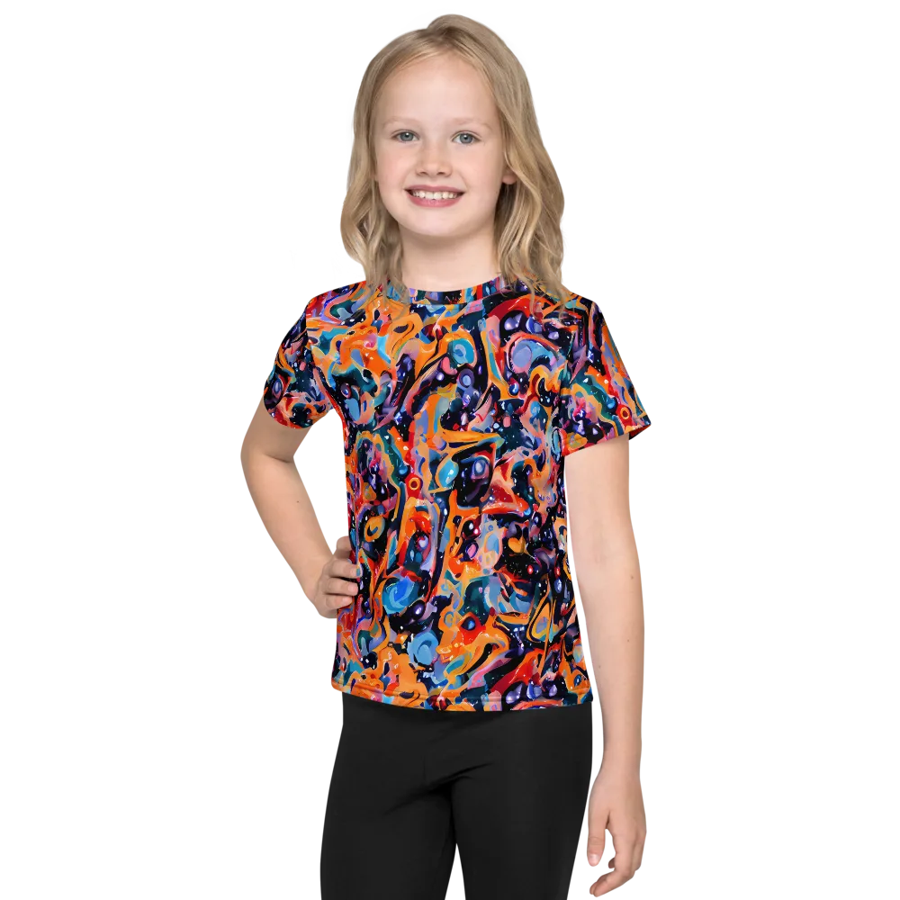 Molten Voltage on Kids Crew Neck T-Shirt — Front