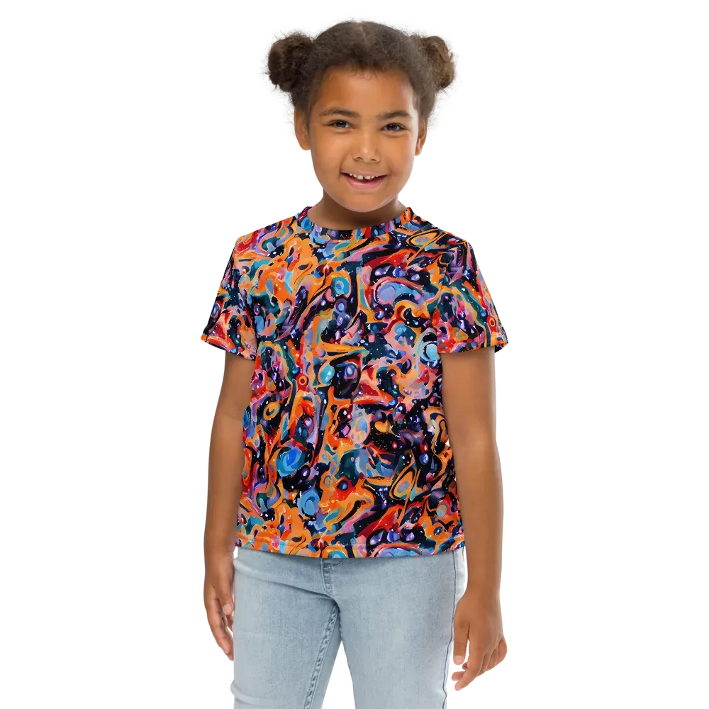 Molten Voltage on Kids Crew Neck T-Shirt — Front