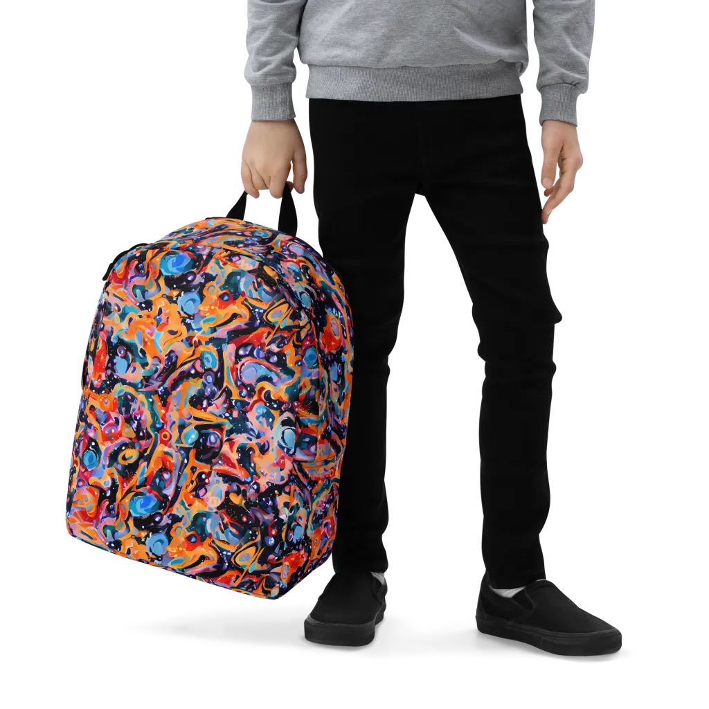 Molten Voltage on Minimalist Backpack — Zoomed-in