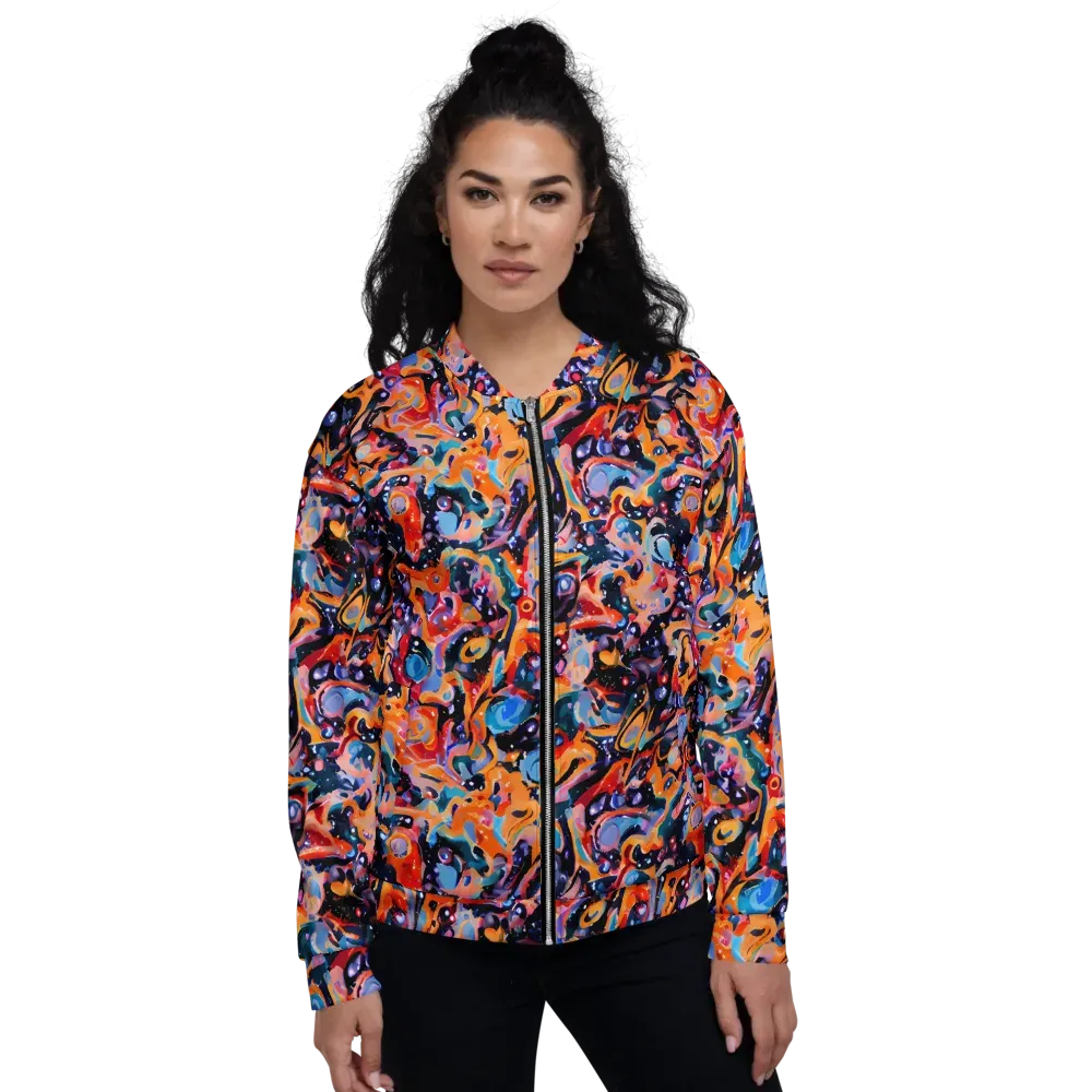 Molten Voltage on Bomber Jacket — Front