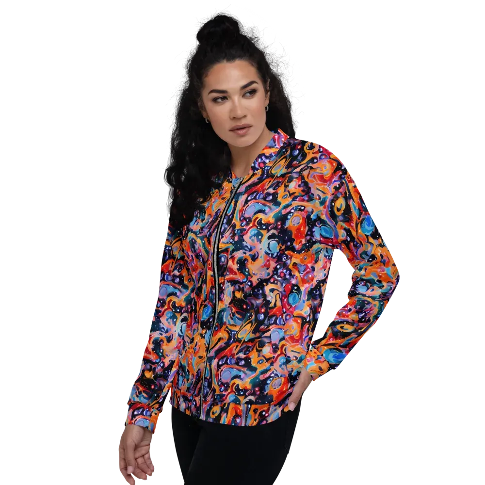 Molten Voltage on Bomber Jacket — Left