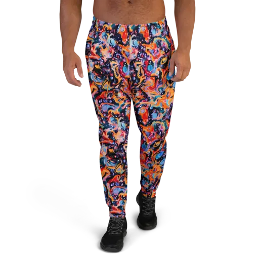 Molten Voltage on a Men's Joggers