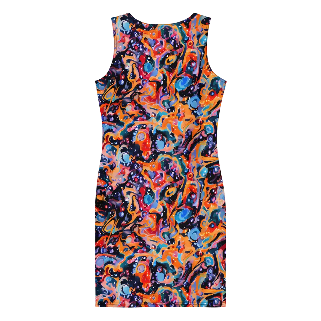 Molten Voltage on Bodycon Dress — Back