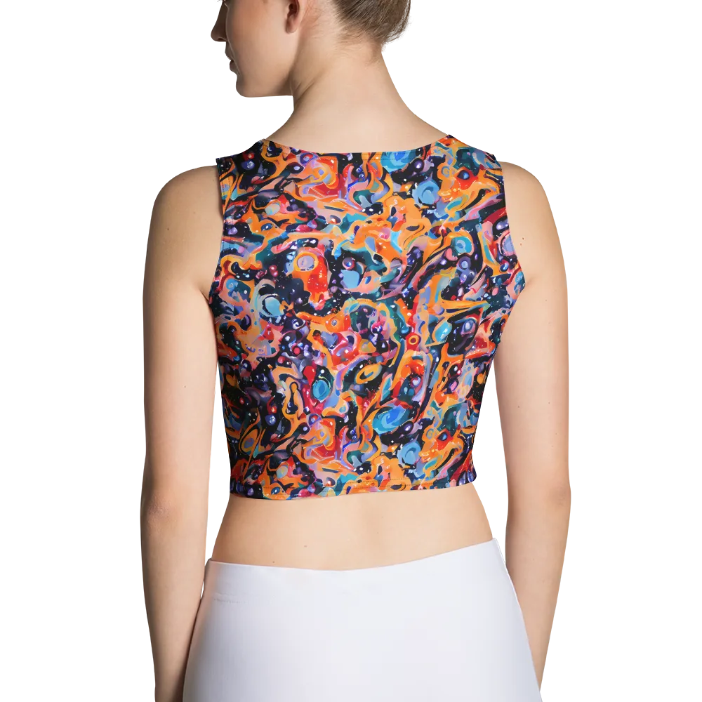 Molten Voltage on Crop Top — Back