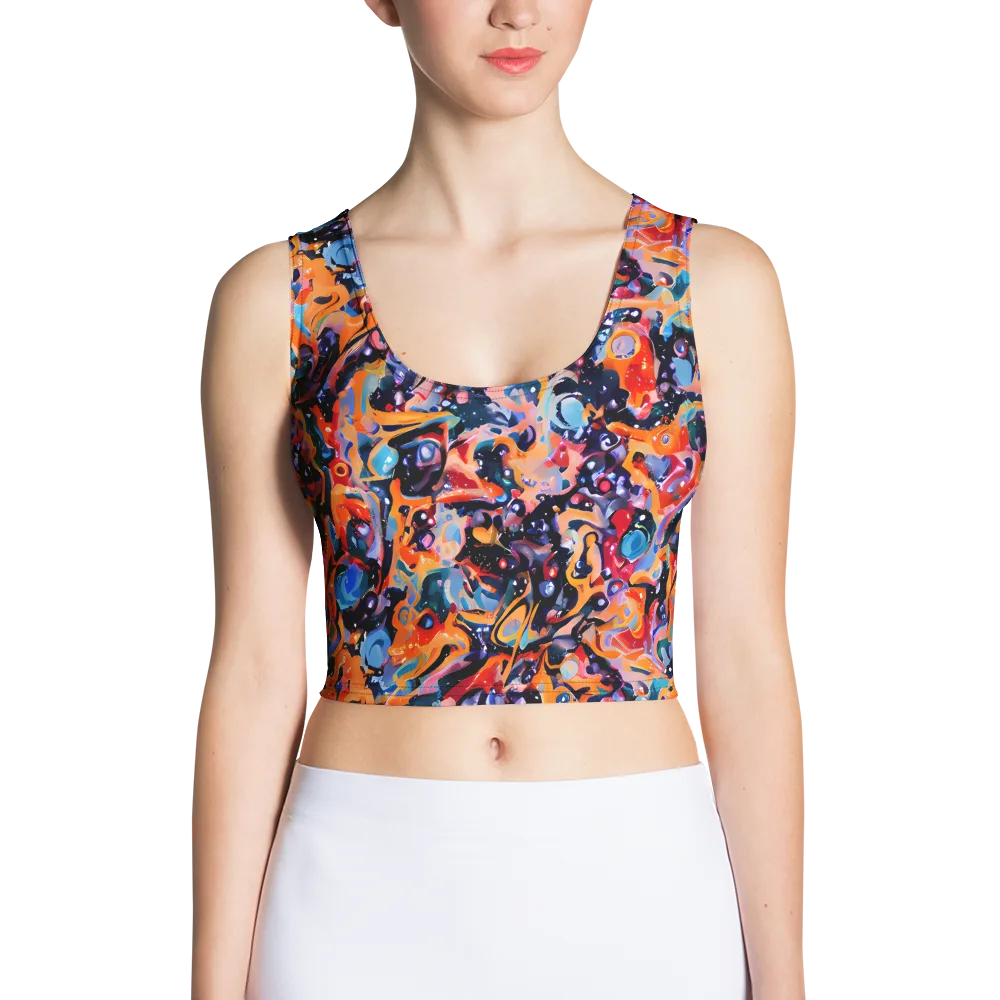 Molten Voltage on Crop Top — Front