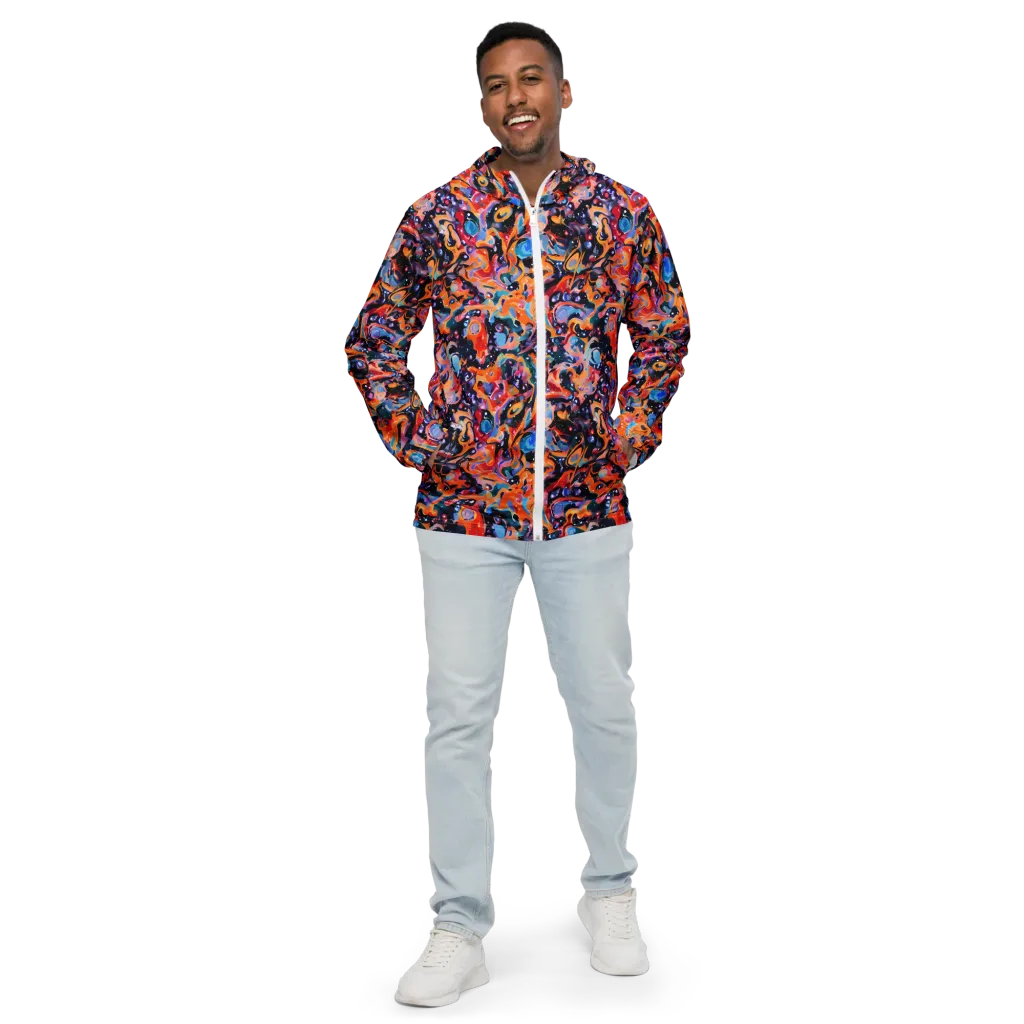 Molten Voltage on Men's Windbreaker — Front