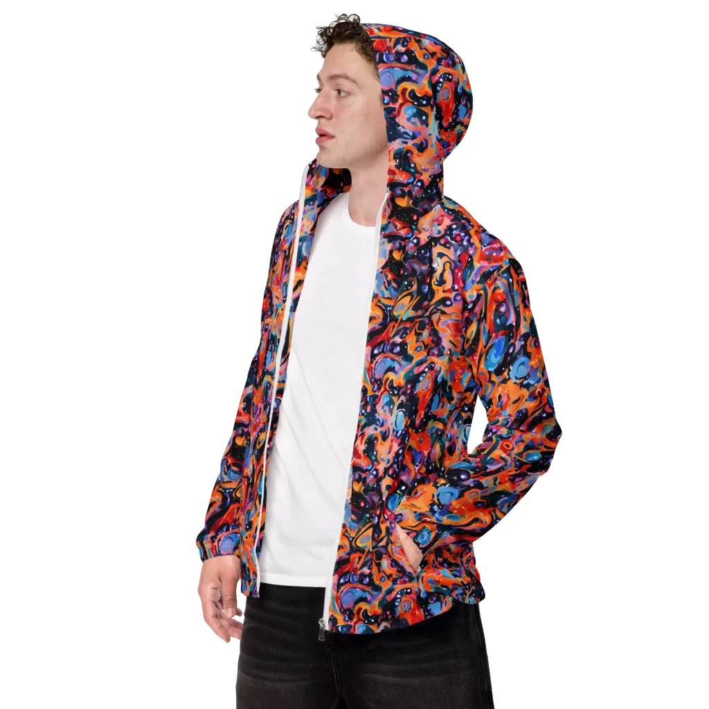 Molten Voltage on Men's Windbreaker — Left Front