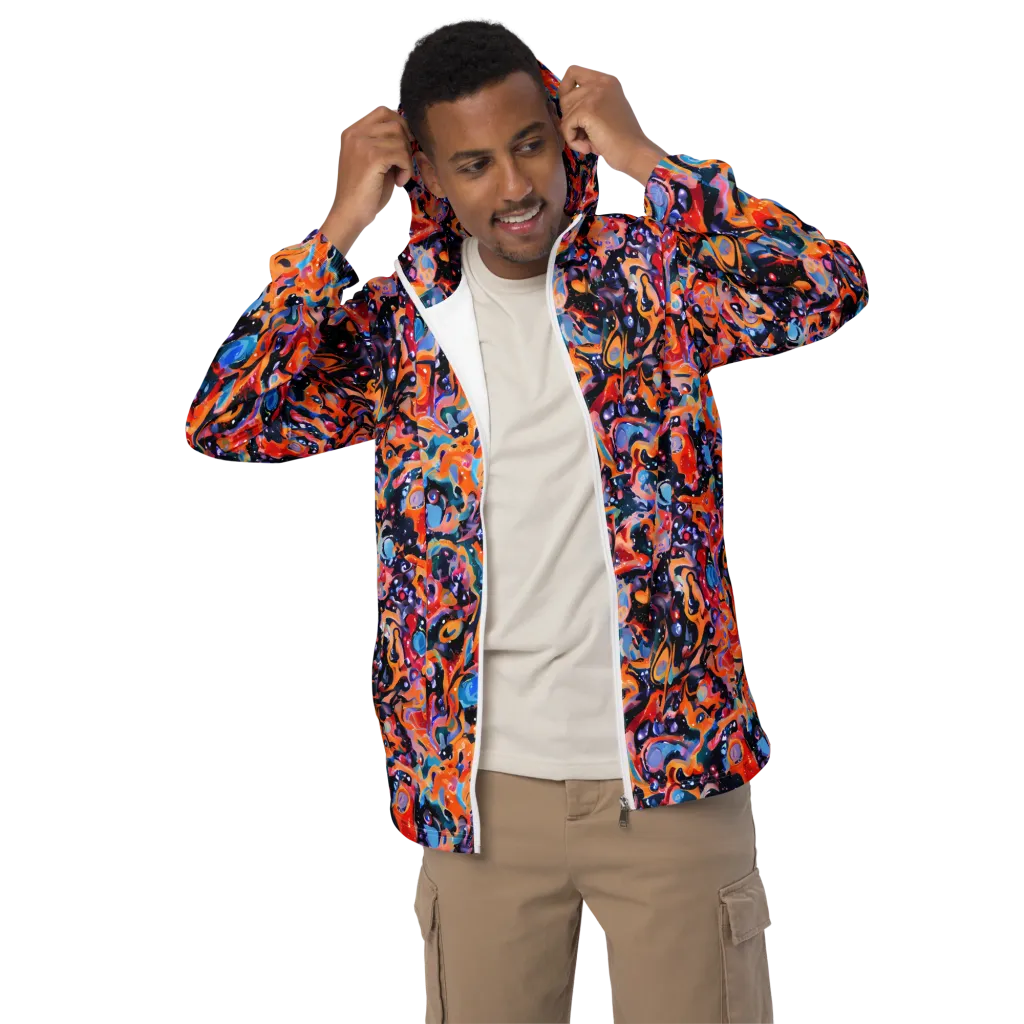 Molten Voltage on Men's Windbreaker — Front