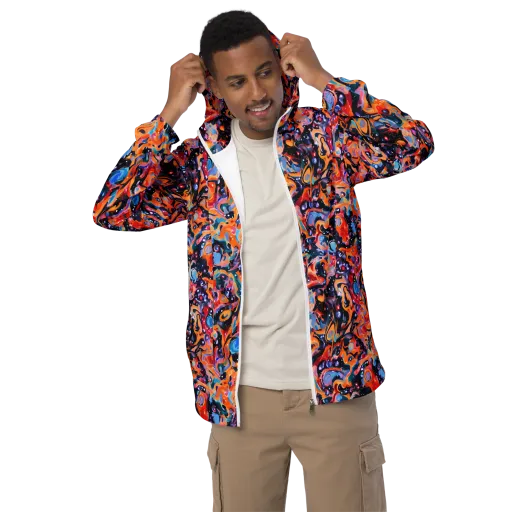 Molten Voltage on a Men's Windbreaker
